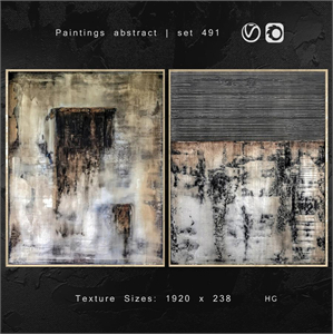 Paintings abstract  set 491